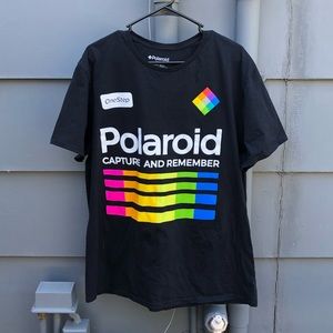 XL POLAROID T-SHIRT CAPTURE AND REMEMBER PHOTOGRAPHY VINTAGE CAMERA ART